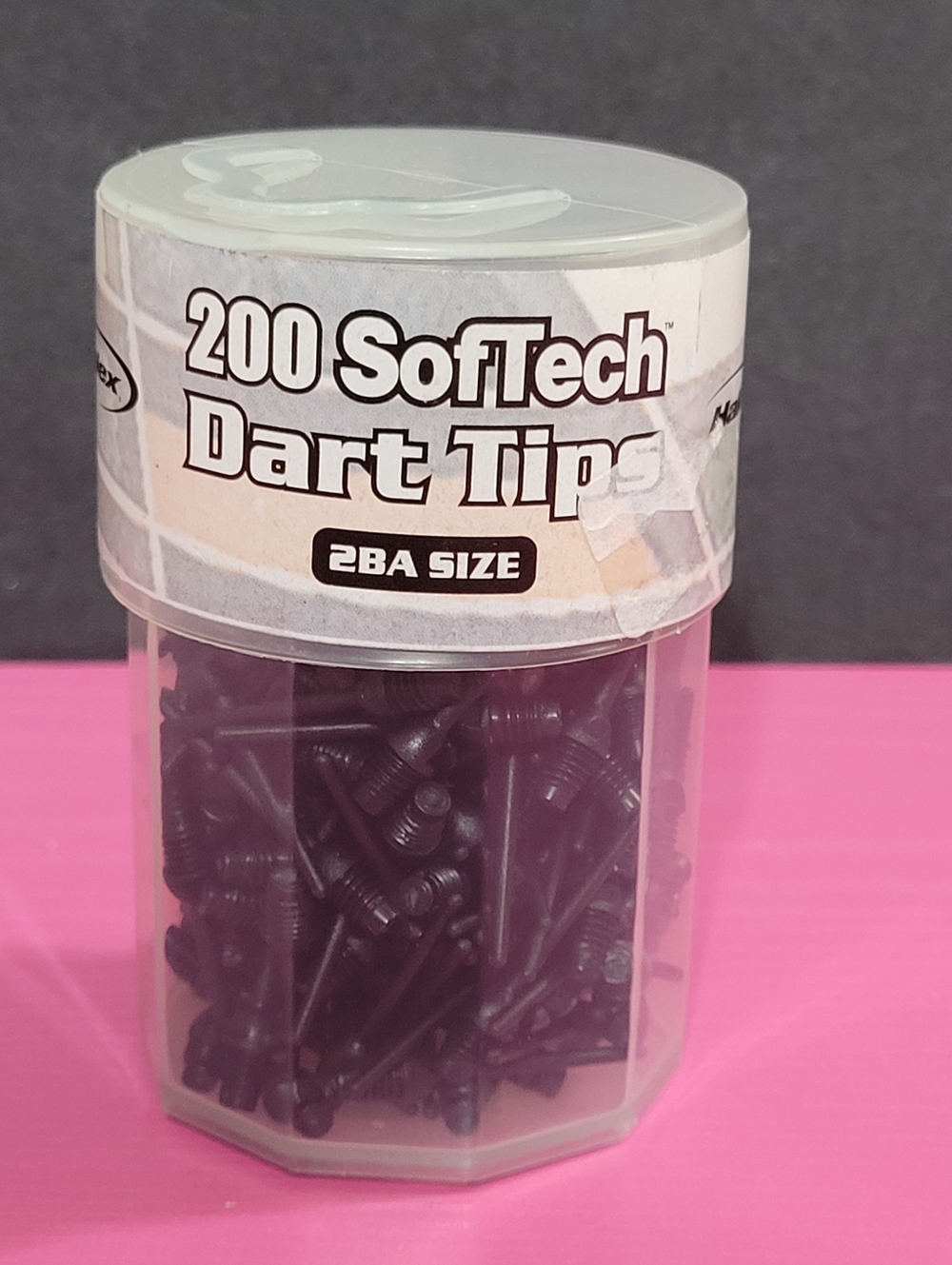 SoftTech Dart Tips - Black 2BA Size (0639)